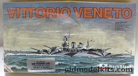 ESCI 1/1200 Italian Battleship Vittorio Veneto, 411 plastic model kit